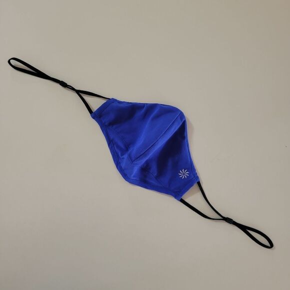 Athleta Made To Move Blue Face Mask with Adjustable Straps - Picture 4 of 9